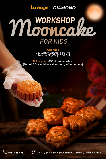 MOONCAKE WORKSHOP FOR KIDS | LA HAYE - DIAMOND